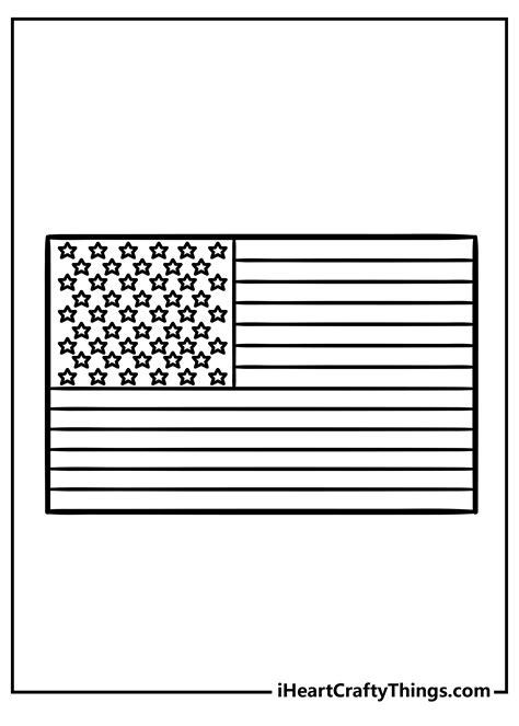 American Flag Coloring Pages Printable - Free Printable US