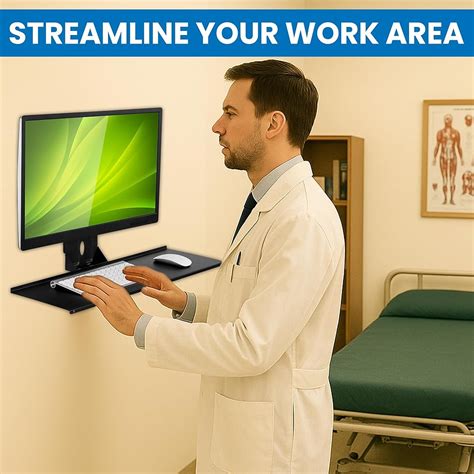 Mount-It! Monitor and Keyboard Wall Mount with VESA India | Ubuy