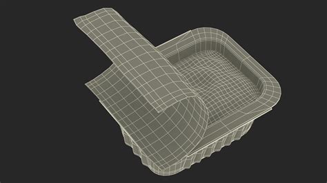 3D Heinz Honey Mustard Sauce Dip Pot Opened model - TurboSquid 2104102