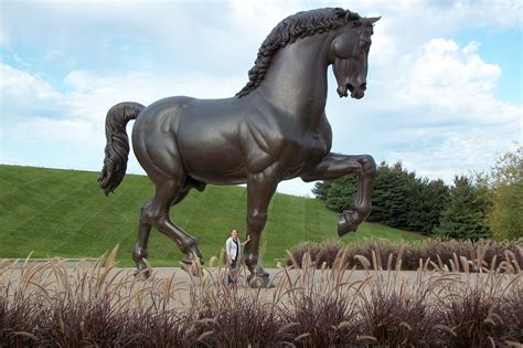 Leonardo Da Vinci's horse at Frederik Meijer Gardens and Sculpture Park ...