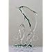 Buy SVKD Handmade Design Clear Glass Pair of Mother and Baby Dolphin ...
