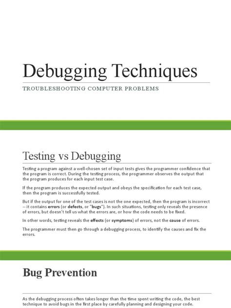 Debugging Procedure 的图像结果