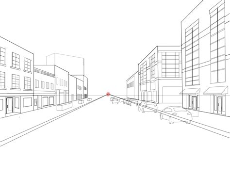 Image result for Street Sign 2-Point Perspective Drawing