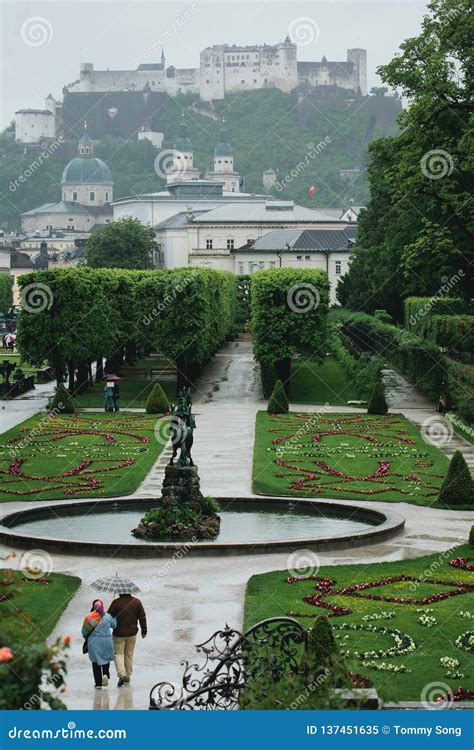 Mirabell Palace and Gardens in Salzburg, Austria Editorial Image ...