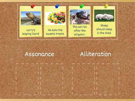 Alliteration or Assonance - Group sort