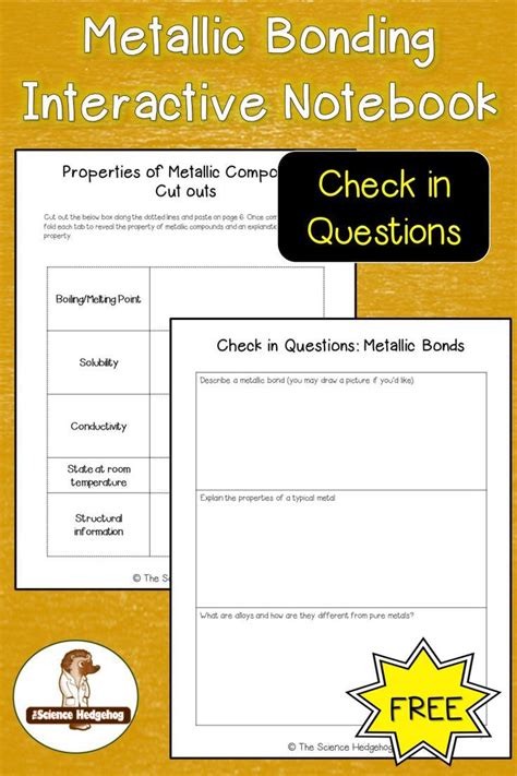 Image result for Metallic Bonding Free Science Lessons