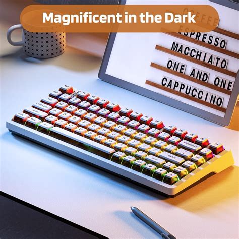 KBDcraft Soda Can Pudding Keycaps for Mechanical Keyboards, ASA Profile ...