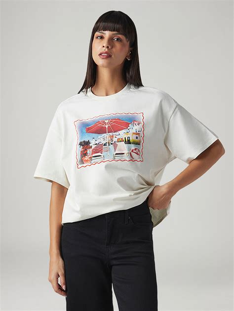 Women's Graphic Print Relaxed Fit Oversized T-Shirt – Levis India Store