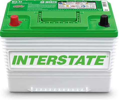 Buy Interstate Batteries Automotive Battery 12V 63Ah (Group 34, 24 ...