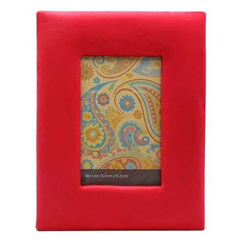 Hot Pink Velvet Picture Frame, 6x4
