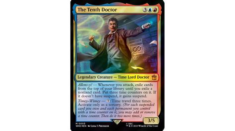 MTG Doctor Who Commanders and new cards revealed
