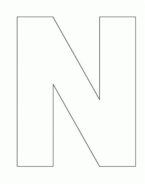 Free Letter N Coloring Pages Preschool, Download Free Letter N Coloring ...