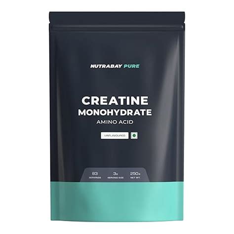 Nutrabay Pure Micronised Creatine Monohydrate | Pre/Post Workout ...