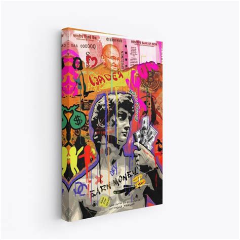Modern Art Money Wall painting - Vignette Store