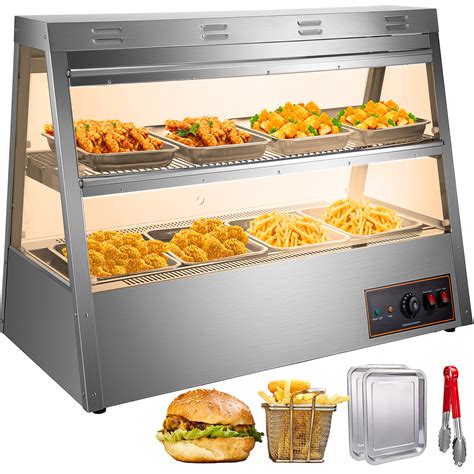 Food Warmer Commercial Pizza Warmer 48 Inch Pastry Warmer With Tilt-up ...