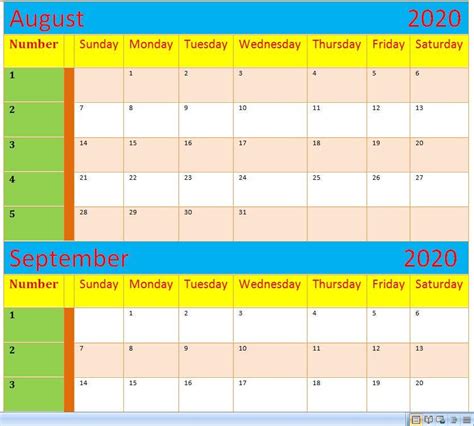 Entry #74 by tuhibburblc for Build a simple Excel Calendar with Details ...