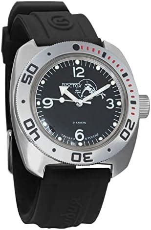 Vostok Amphibian Automatic Mens Self-Winding Diver Amphibia 710 Case ...