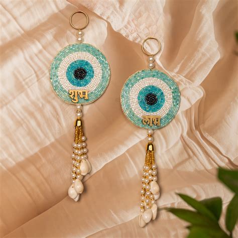 Mini Evil Eye Hanging Set - Beaded Decorative Door & Wall Décor | The ...