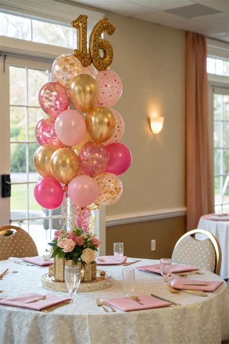25+ Charming DIY Sweet 16 Table Centerpiece Ideas