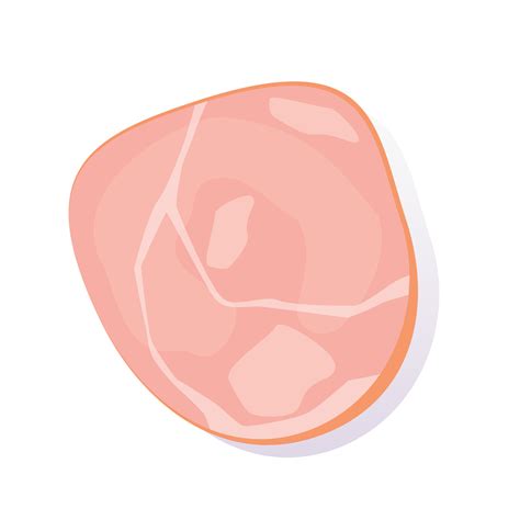 Sliced ham isolated illustration 20523202 PNG