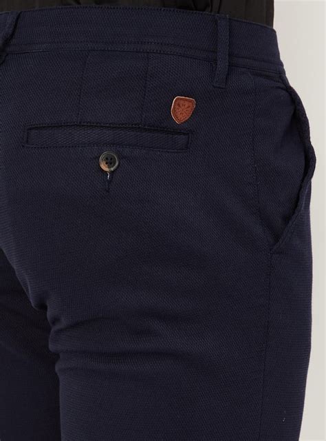 Buy Men Textured Slim Fit Stretch Chinos Online at just Rs. 1399.0 ...