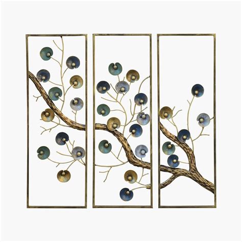 Buy VEDAS Alexa Metal Set of 3 Tree Wall Accents from Vedas at just INR ...