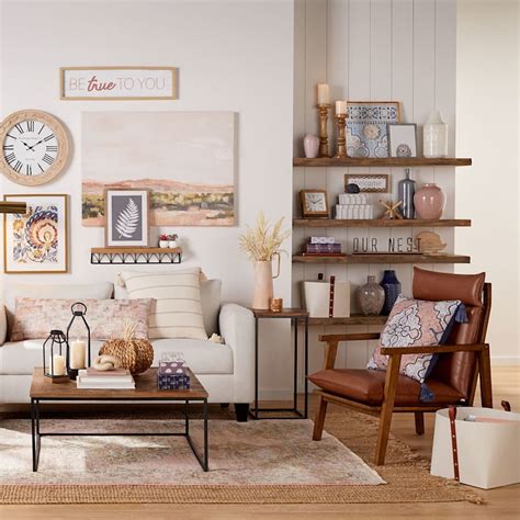 Found and Fable Pink Jeweled Medallion Area Rug 5x8 | Area Rugs | At Home