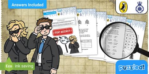 FREE! - GCHQ Spy Puzzle Pack | Puffin GCHQ Puzzles for Spies