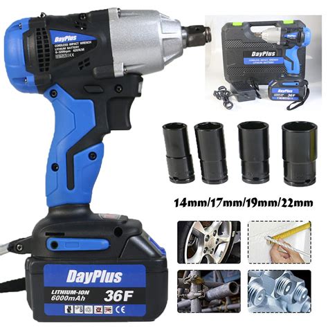18v Electric Cordless Impact Wrench 6 0ah Li Battery Forward ...