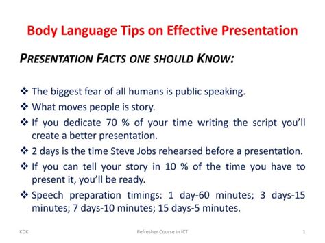 Tips for ppt presentation | PPT
