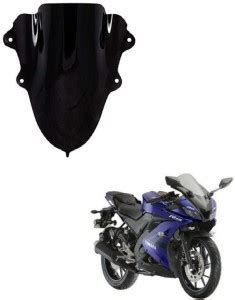 Andride Unbreakable Model Visor Glass for Yamaha R15 V3 Bike Windshield ...