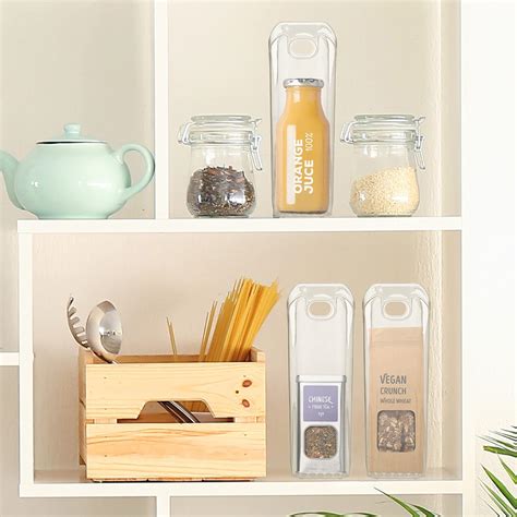 Buy bHome Pantry Organization Storage Clear Plastic Storage Bins ...