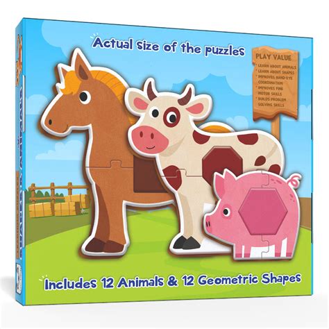 Learning Puzzles Shapes & Animals – PlayPandaIndia