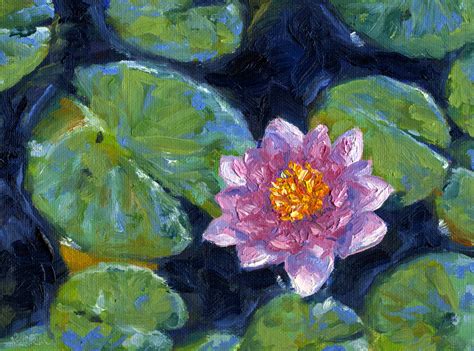 Lily Pond Painting