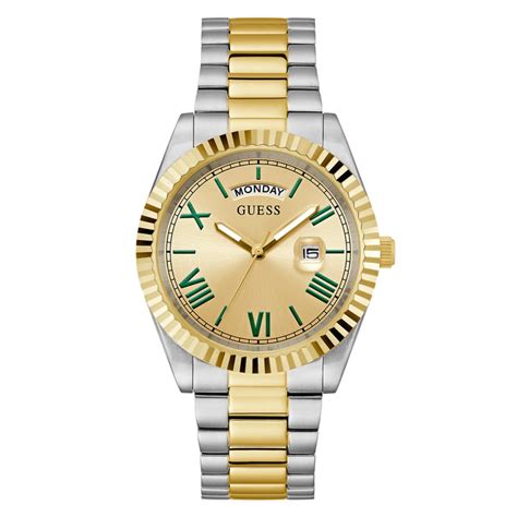 GUESS Dress Quartz Champagne Dial Analog Men's Watch GW0265G14 – Sai ...
