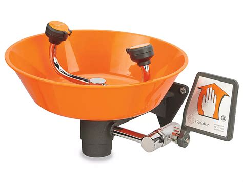 Guardian Wall Mount Eyewash Station - Plastic H-5457 - ULINE