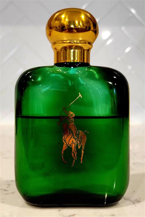 The classic Ralph Lauren Polo green bottle cologne, vintage 1978. [OC ...