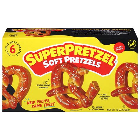 SUPERPRETZEL® - Soft Pretzels Original Frozen - 6 Count - Walmart.com