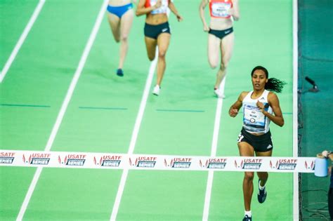 N.J. track star Ajee Wilson breaks her own record for 800m indoor - nj.com