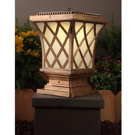 Premium Classic Solar Pillar Light In Bronze - YardBright® Landscape ...