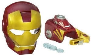 Hasbro Iron Man Mask & Repulsor Gauntlet - Iron Man Mask & Repulsor ...