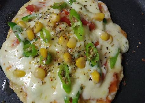 No yeast no oven baking - veg pizza Recipe by Shatabdi Pandey - Cookpad