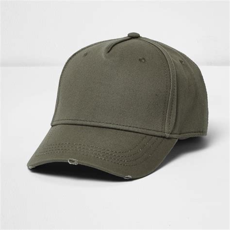 Mens Khaki Green Cap at Zane Humphrey blog