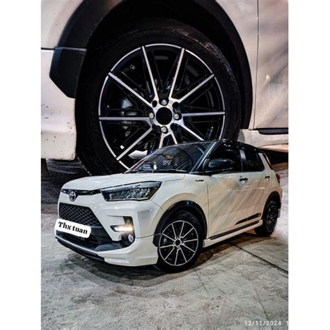 Promo MODIFIKASI TOYOTA RAIZE PAKE HSR EXIMIUS ORIGINAL RING 17 LEBAR 7 ...