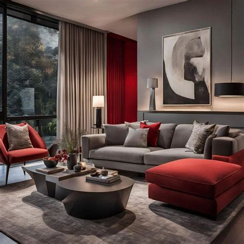 Cherry Red Colour Combination Decor Ideas