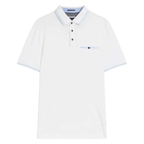 Ted Baker Tortila Mens White Polo Shirt