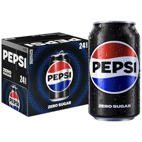 Pepsi Zero Sugar Soda 24 Pack Soft Drinks Soda India | Ubuy