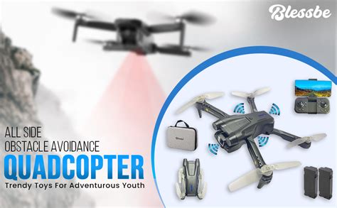 BLESSBE BB198, Drone 4 Sides Obstacle Avoidance Dual Camera WI-FI ...