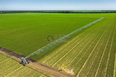 灌溉农田农业鸟瞰灌溉系统高清图片下载-正版图片504335312-摄图网