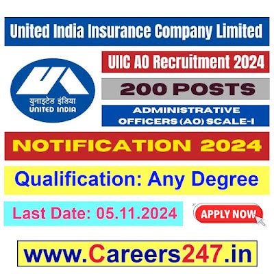 United India Insurance Company Limited (UIIC) Administrative Officer ...